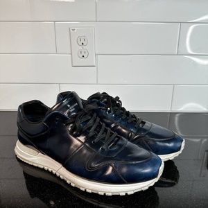 LOUIS VUITTON SNEAKERS Casual SHOES RUN Blue US 12 Fashion